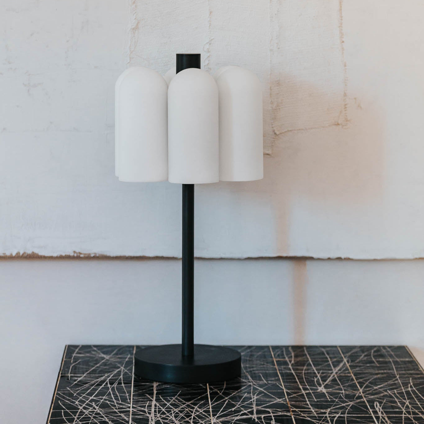 Schwung Odyssey 6 Black Gunmetal Table Lamp